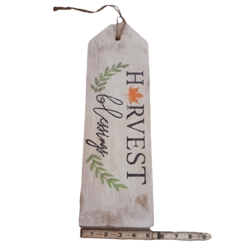 Hello Pumpkin/Harvest Blessings Greeting Tag - Picture 2 of 3